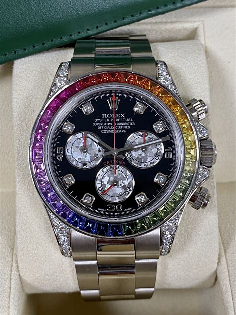 rolex daytona rainbow for sale.